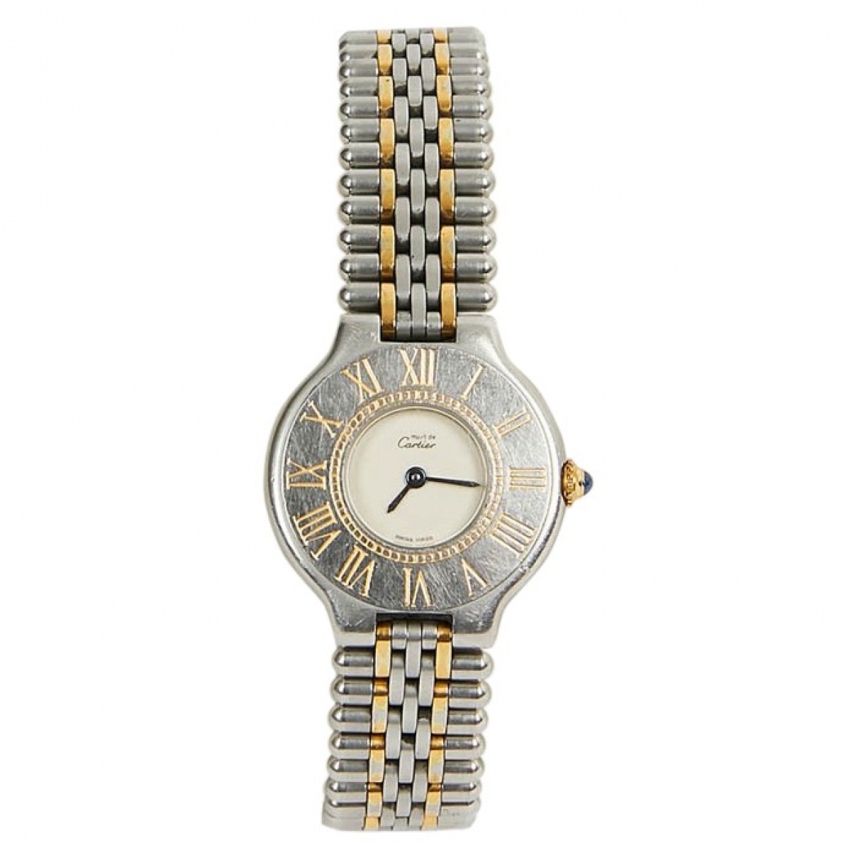 Must 21 watch Cartier Silver in Steel 